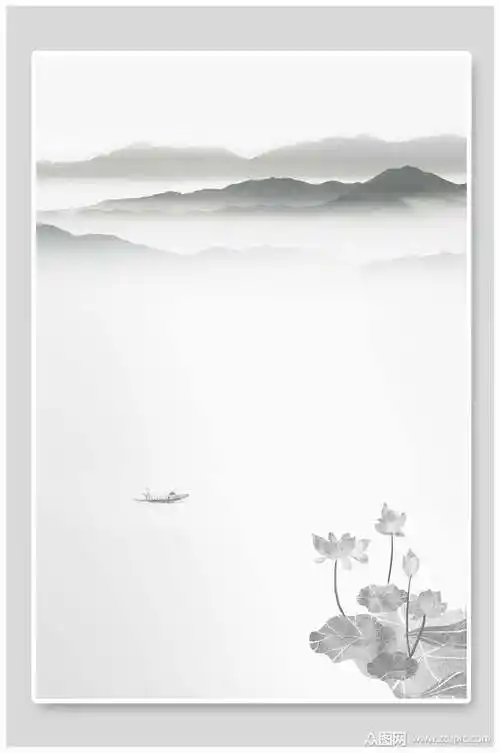 古典水墨中国风背景素材模板下载-编号1630920-众图网