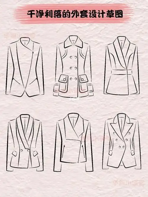 服装设计最常用经典外套12 款