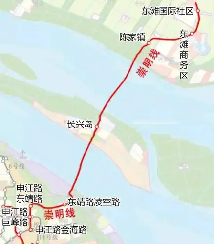 崇明快速地铁今年启动建设!将在这些地方设站!投资264亿!