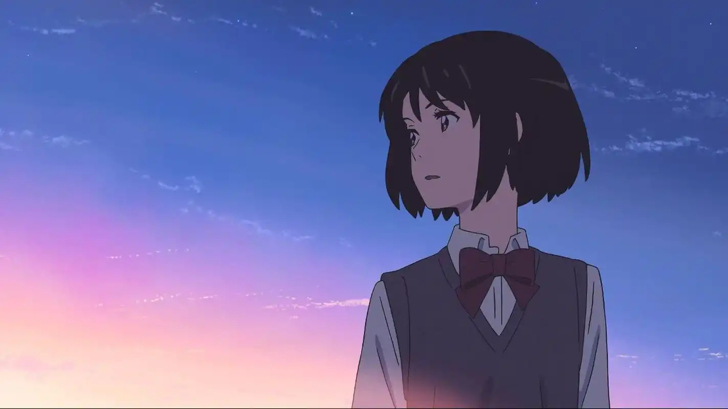 壁纸尺寸16:9,适合电脑,分辨率3840*2160 #ps:壁纸截取帧自《你的名字