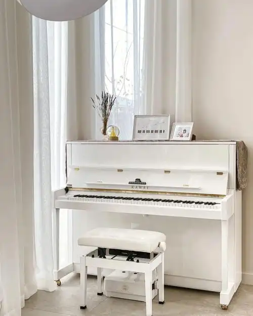 家居美学你的新家或许就是缺一台白钢琴