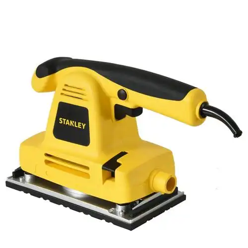 史丹利光机平板电动砂纸打磨机手持小木工抛光平面砂纸机