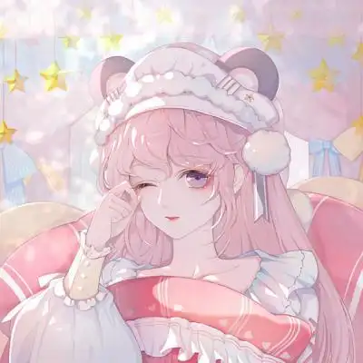 粉色系女生头像 | 理想生活需要一点热爱和心动