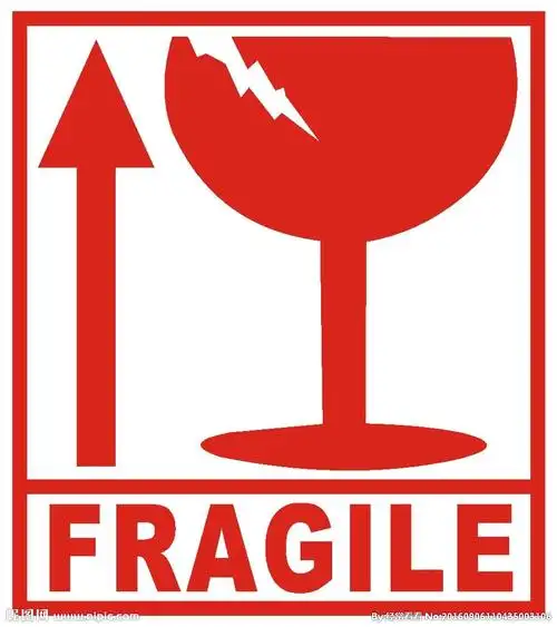 fragile小心易碎标志设计图__公共标识标志_标志图标_设计图库_昵图网