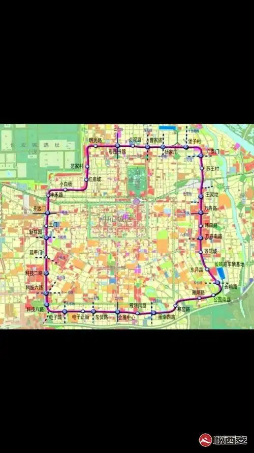 中铁电气化局铁路工程公司负责西安地铁八号线3标18工区