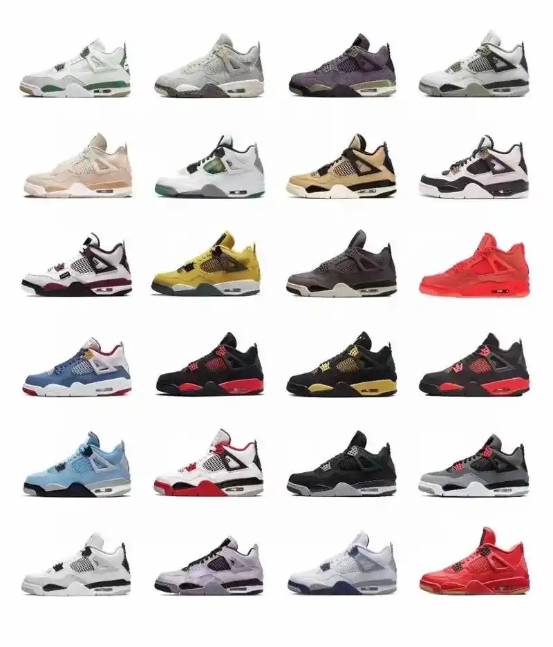 最全aj4合集👟💗.#秀出你们的aj #潮流穿搭 #潮鞋 - 抖音