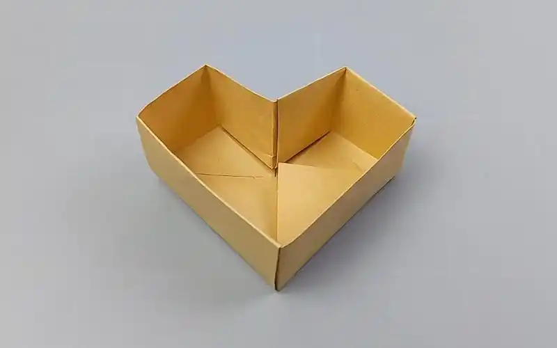 精致的心形收纳盒,方法简单又实用