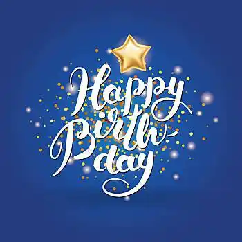 生日快乐,文字,生日,蓝字,矢量,背景,贺卡,祝贺,书法,邀请,周年纪念