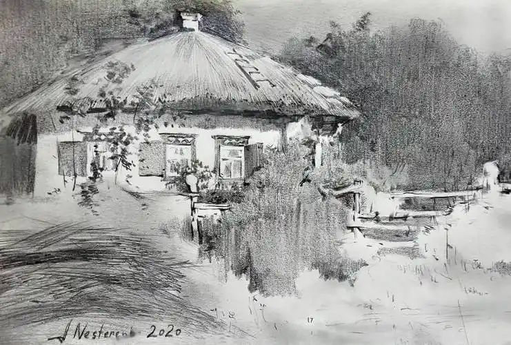 andrey nesterenko | 风景与人物素描_smdsart_安德烈·涅斯捷_网络