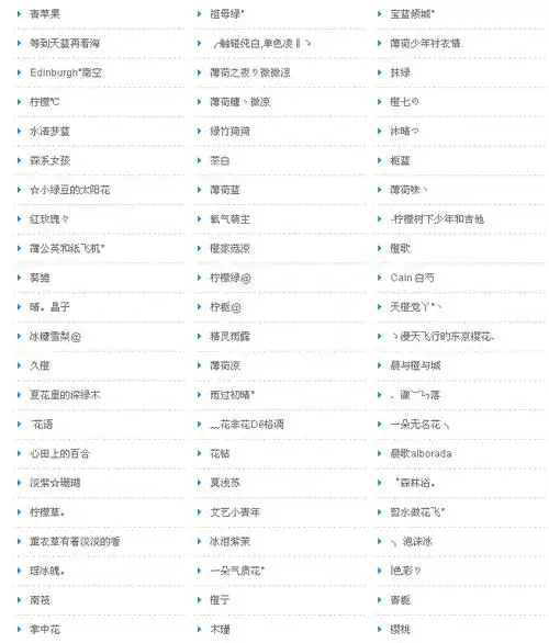 好听的名字女孩网名有什么好听的qq昵称适合女