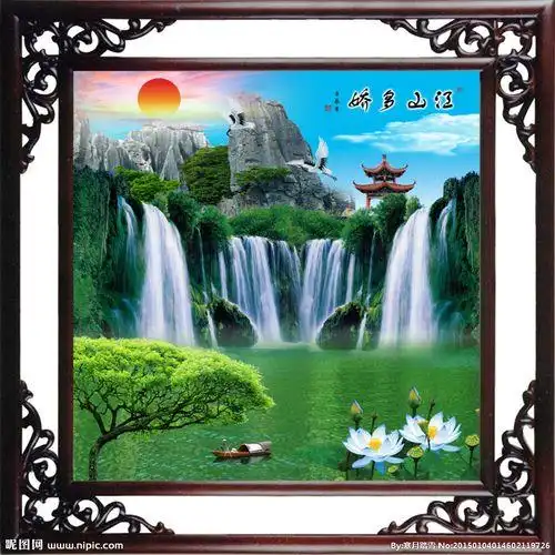 山水画图片头像 山水画图片头像女生