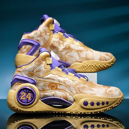 球鞋旋转纽扣篮球鞋实战减震学生青少年运动鞋男儿童训练鞋24科比