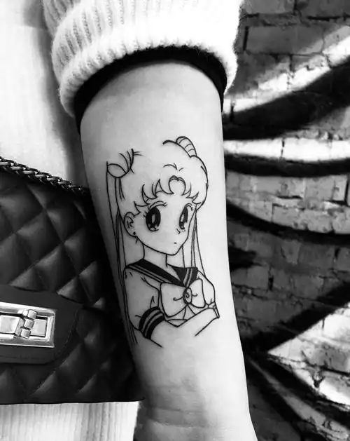 美少女战士纹身图片