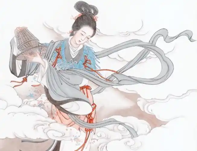 原来玉荷根本不是凡人,而是天上蟠桃园里的仙女,她因贪嘴偷吃了蟠桃