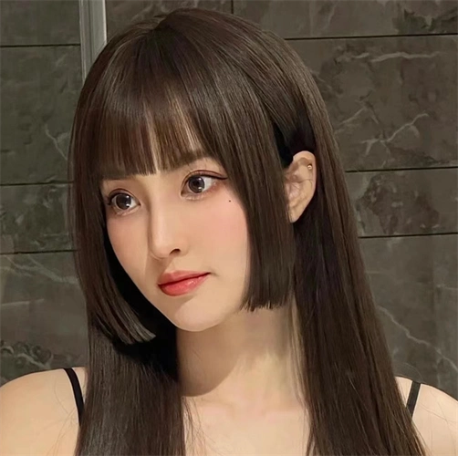 大脸圆脸刘海推荐 万能百搭公主切_刘海发型 - 美发站