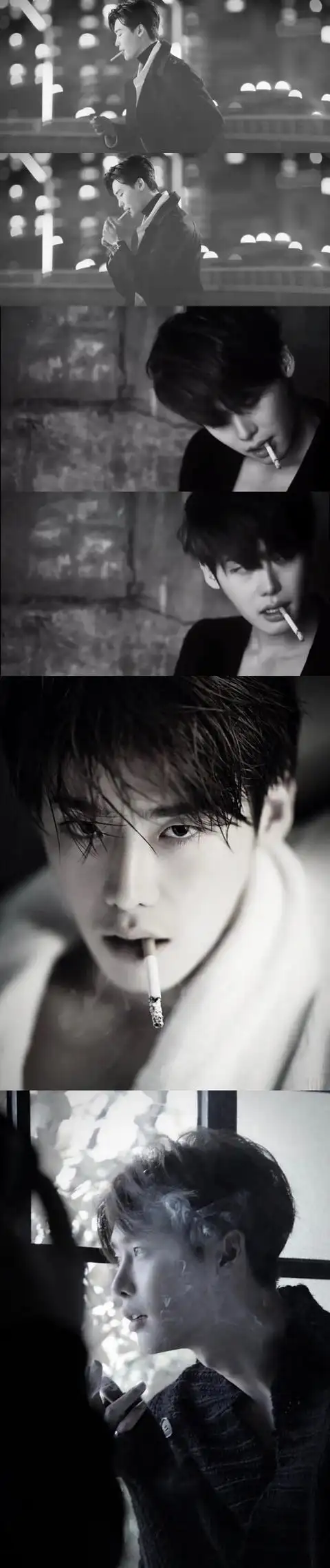 杨幂鹿晗等众多明星抽烟照片,有些抽烟都像是在拍时尚大片