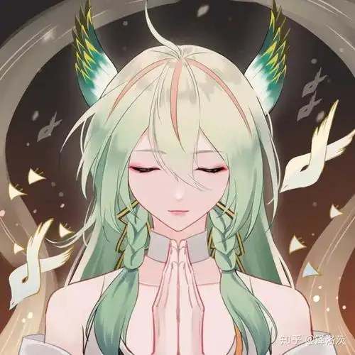 请大家帮忙看看有没有这个闭上眼睛双手合十的动漫男头