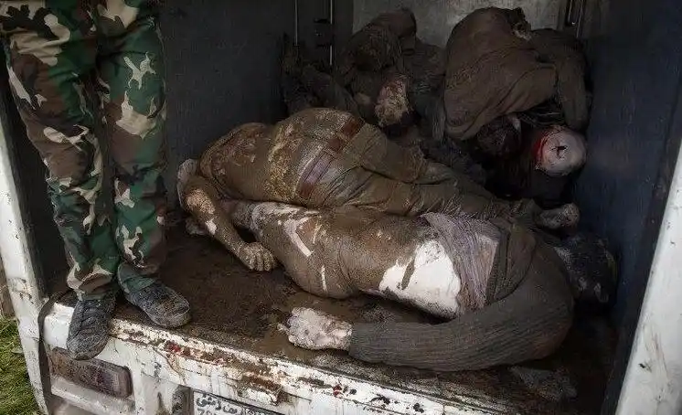 叙利亚排水沟惊现80具爆头尸体