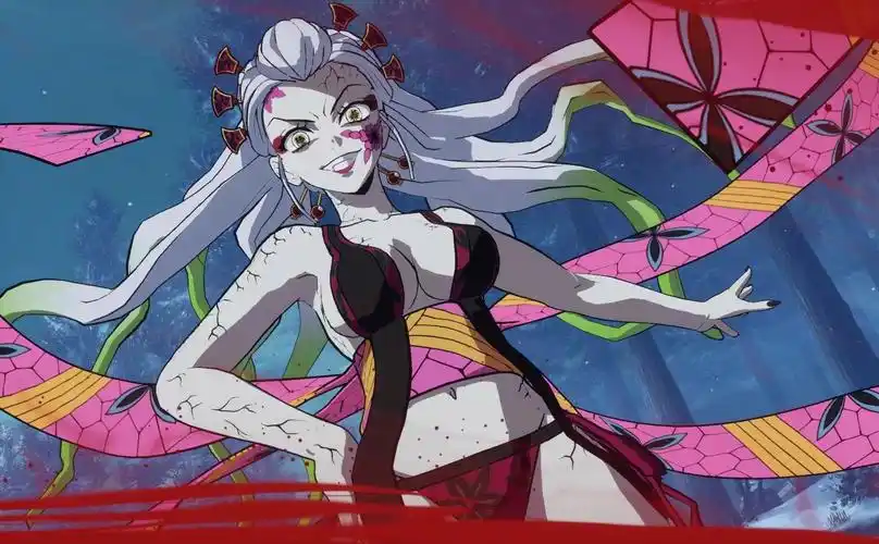 鬼灭之刃火之神血风谭【全技能】—堕姬