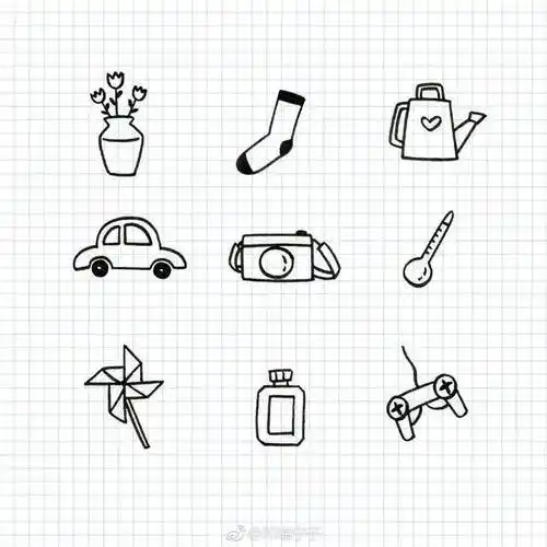 物品简笔画 物品简笔画图片大全