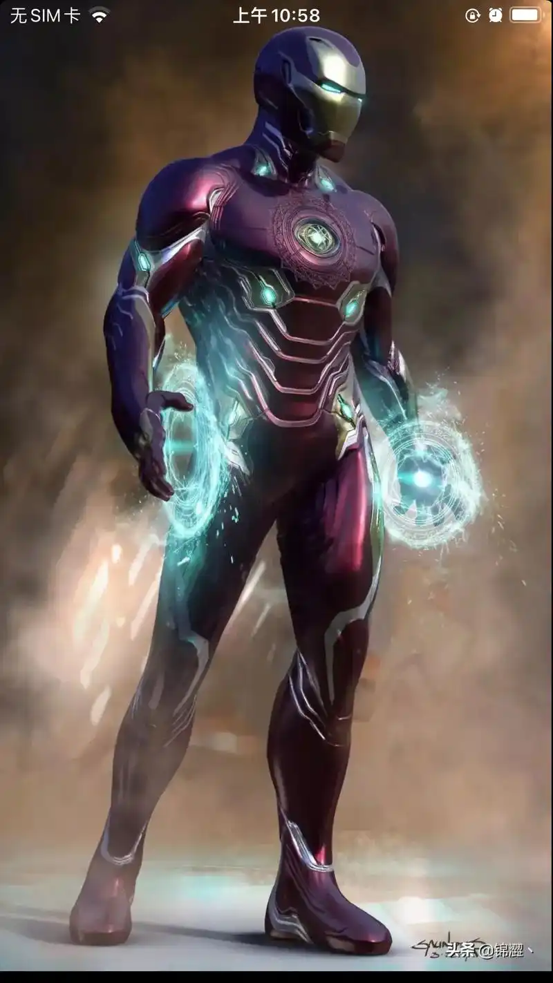 霸气十足 #帅就完事了 钢铁侠静态壁纸 - 抖音