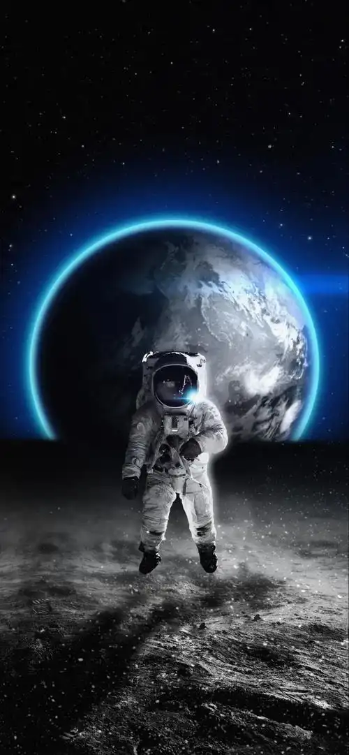 2023高清科技感炫酷太空人壁纸_手机壁纸_唯美其他手机壁纸_我要个性