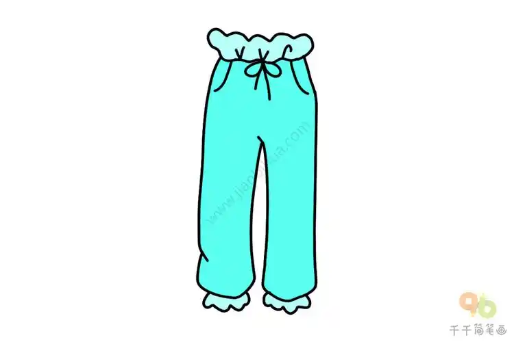 简单裤子简笔画图片