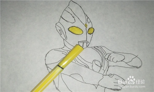 杰克奥特曼一步一步画