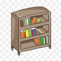 书柜卡通