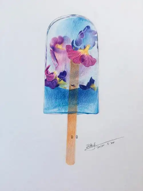 彩铅冰棍