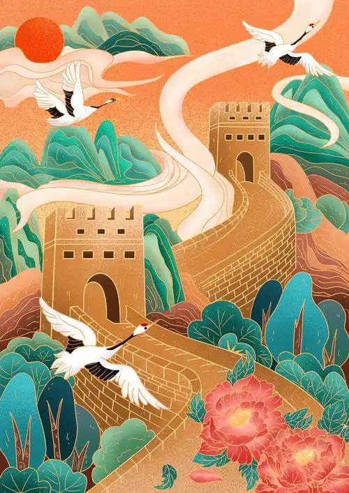 中国风插画练习3