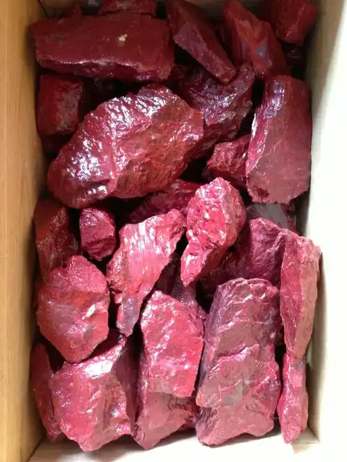 旬阳鸡血石系列的十二大功能之一 人类最早的颜料(朱砂)