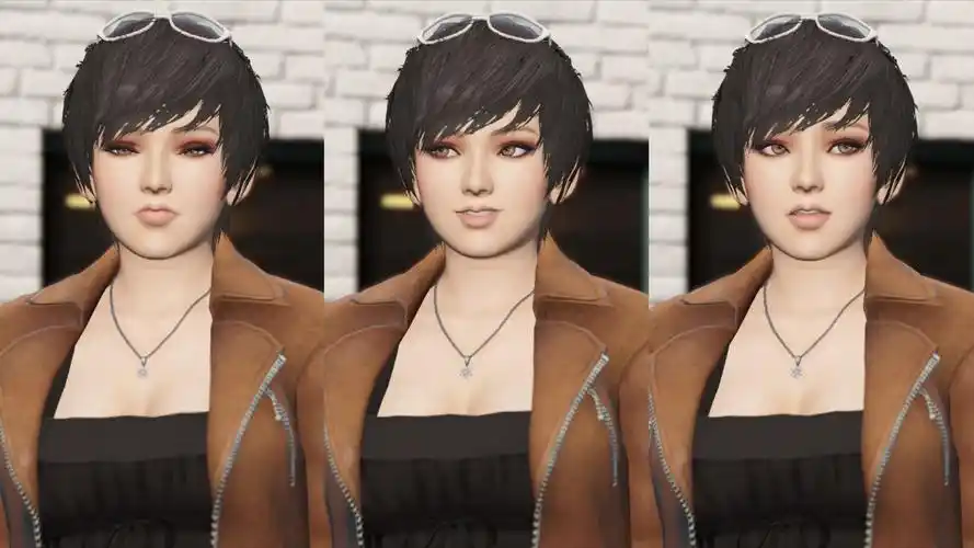 shiranui重新修护 面部 头发|gta5(侠盗猎车手5)-万磁王mod|swimsuit