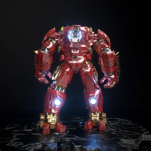 反浩克装甲三维渲染