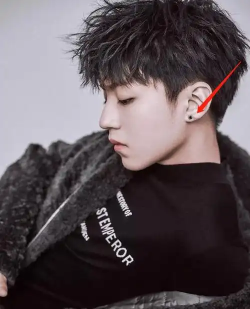 王俊凯也打耳洞放大看清后网友为王源生日会做准备吗