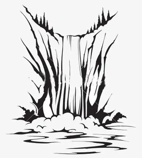 与水有关的唯美简笔画