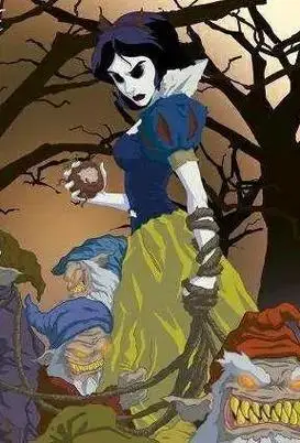 当迪士尼公主黑化了,白雪公主邪魅,爱洛公主很诡异!