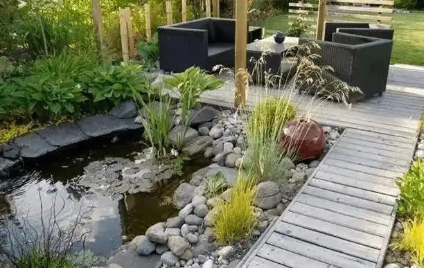 庭院风水池(客家风水池)