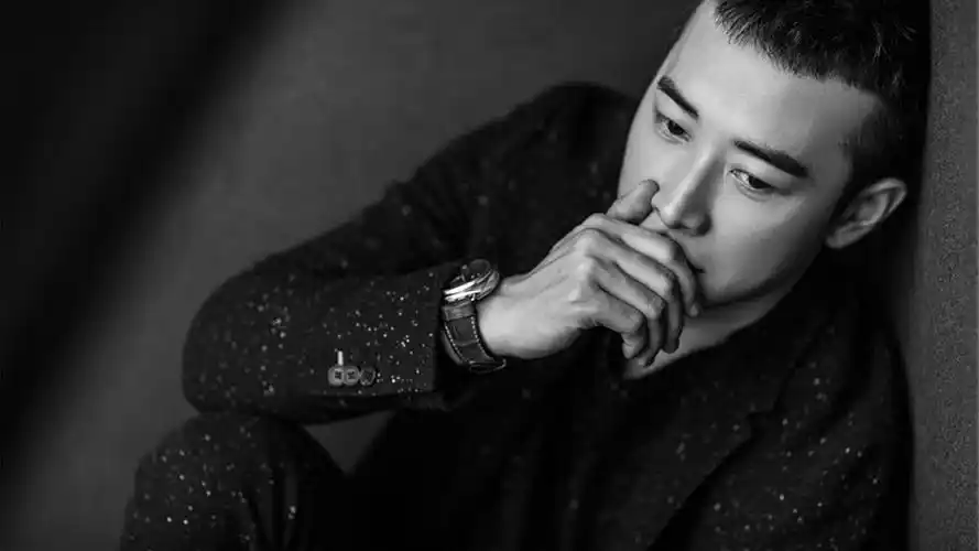 罗晋黑白明星风尚壁纸