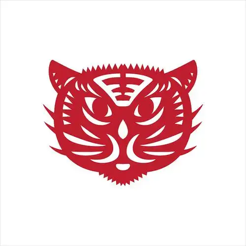 虎头,虎,剪纸虎,十二生肖,虎年图片下载