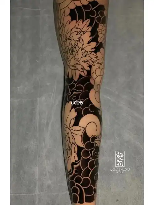 店内师兄作品老传统牡丹花腿喜欢可以约