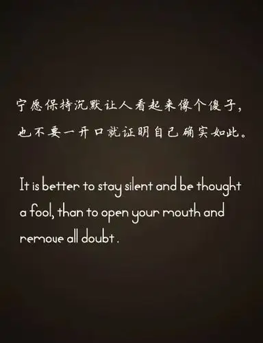 宁愿保持沉默 - 堆糖,美图壁纸兴趣社区