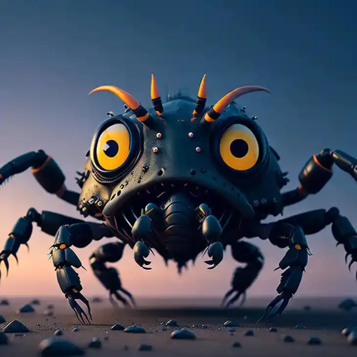 螃蟹武器卡通头像.#卡通 #可爱 #ai绘画 - 抖音