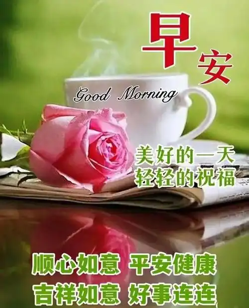 早安图片暖心祝福图片早安问候语关怀的祝福语短句