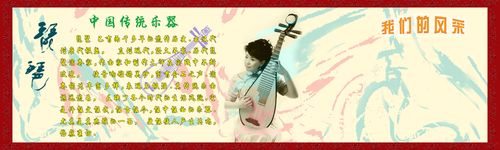 537海报印制海报展板素材16中国传统乐器之琵琶 个性定制