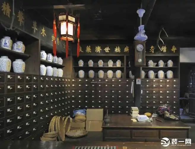 中药店装修图片-公装效果图_装一网装修效果图