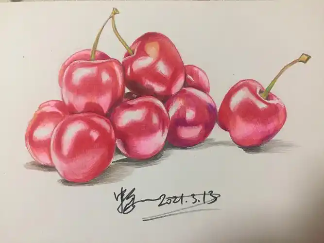临摹彩铅画