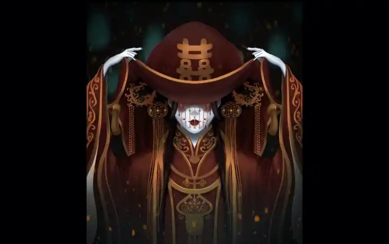 【procreate】《鬼新娘》绘画过程_哔哩哔哩_bilibili