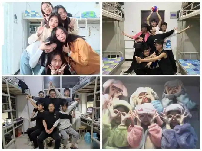 智能制造学院开展爱在临职和谐公寓之定格青春寓见美好寝室创意合照