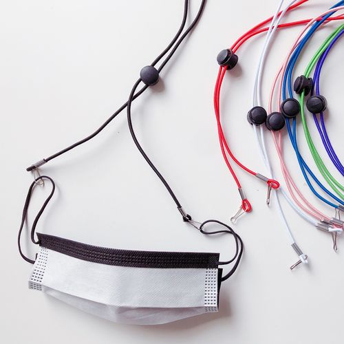 纯色弹力口罩防丢挂绳防掉口罩绳子延长绳简约挂脖挂链